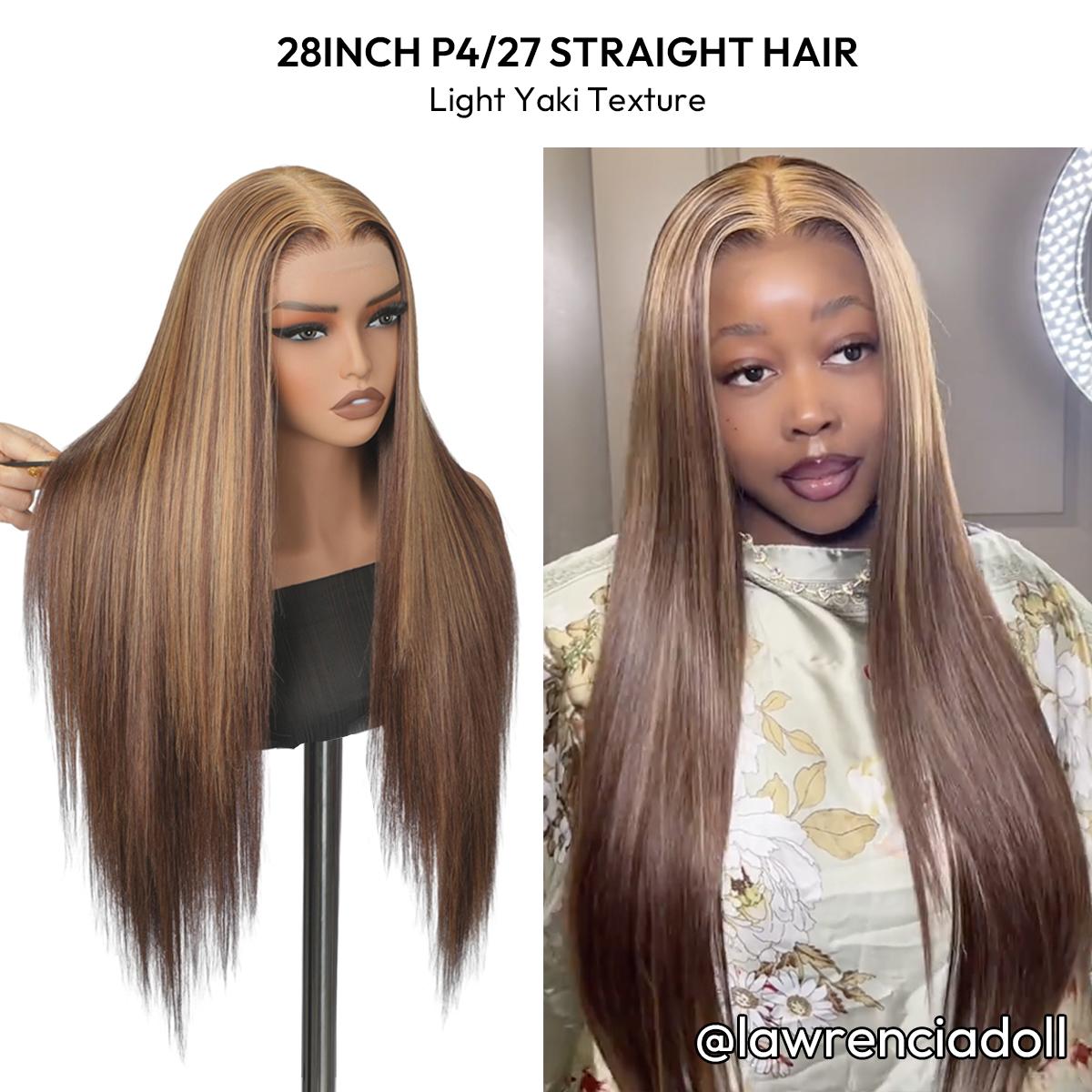 SuperNova Glueless Frontal Lace Wigs for Women, Ready to Wear Pre Plucked Natural Hairline HD Wigs - Curly, Body Wave & Yaki Straight Textures with Tiny Knots