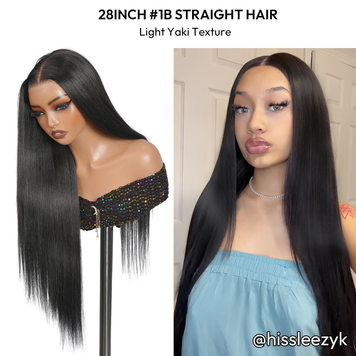 SuperNova Glueless Frontal Lace Wigs for Women, Ready to Wear Pre Plucked Natural Hairline HD Wigs - Curly, Body Wave & Yaki Straight Textures with Tiny Knots