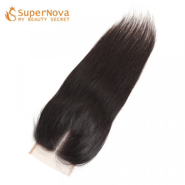 Brazilian Hair Closures Straight Hair Human Hairs For Sale 4*4 Lace Closures