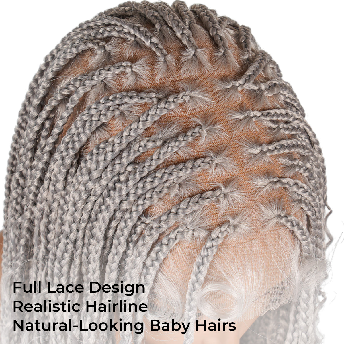 Natural-Looking Braided Wig