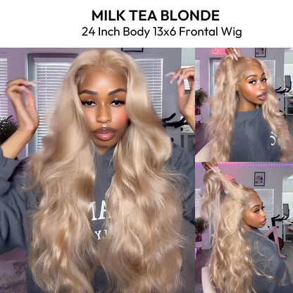 SuperNova Glueless Frontal Lace Wigs for Women, Ready to Wear Pre Plucked Natural Hairline HD Wigs - Curly, Body Wave & Yaki Straight Textures with Tiny Knots