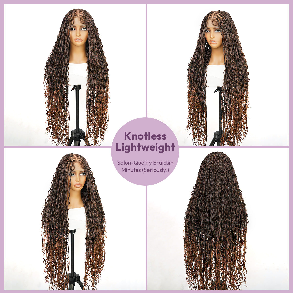 36 Inch Knotless Braided Wig