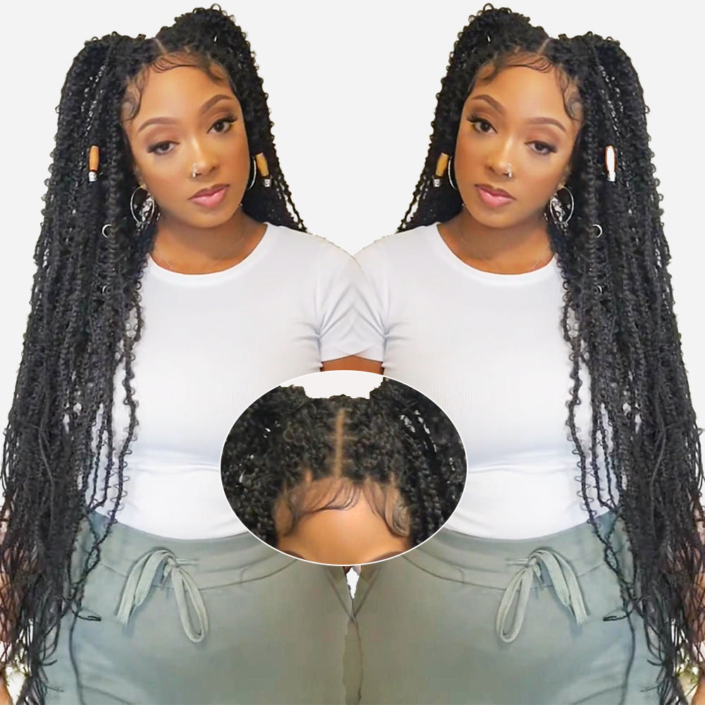 36 Inch Tangle-Free Knotless Box Braids Wig