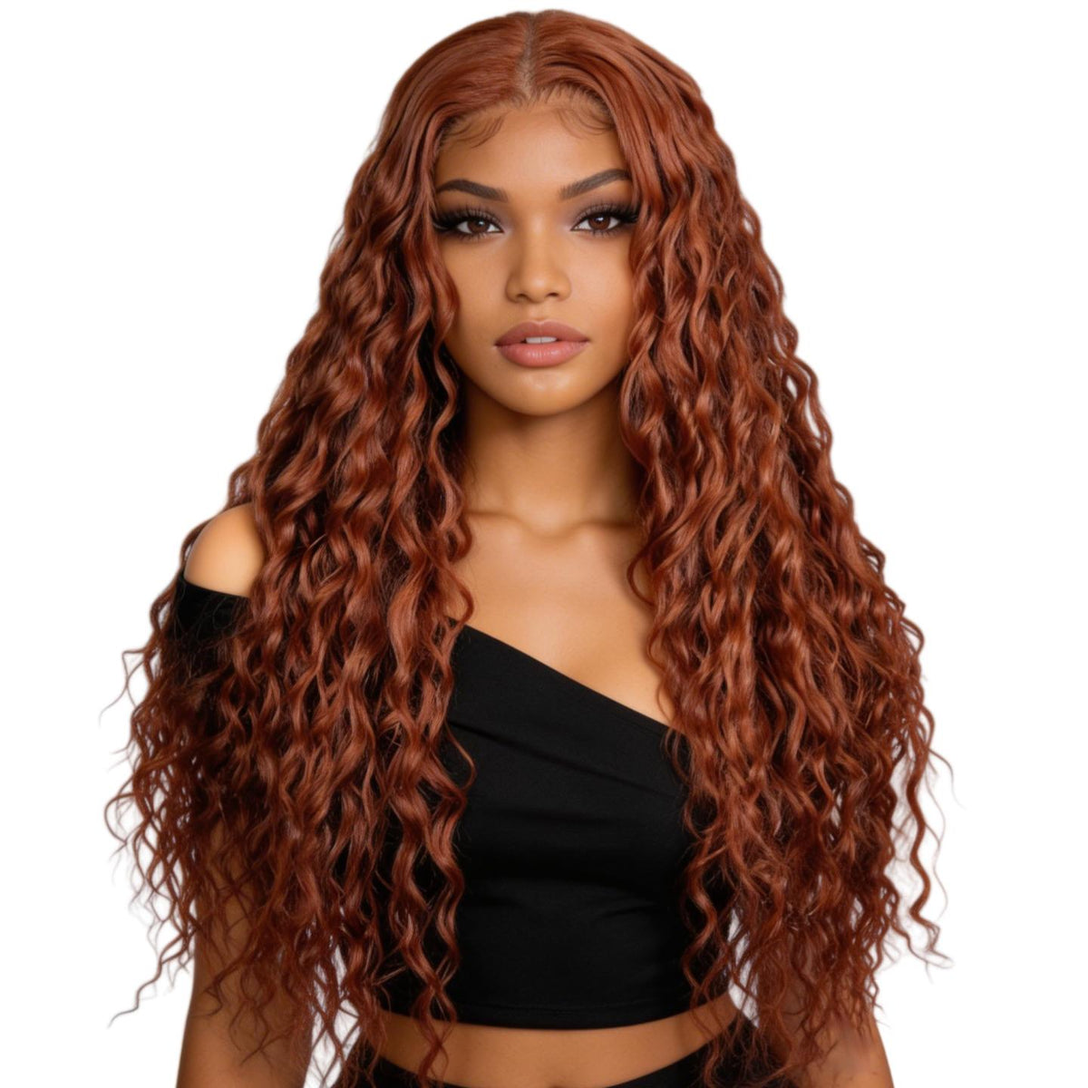 SuperNova 13x6 Frontal Lace Wig 26" Ocean Wave Corn Silk, 180% Density - Pre-Cut Glueless Synthetic