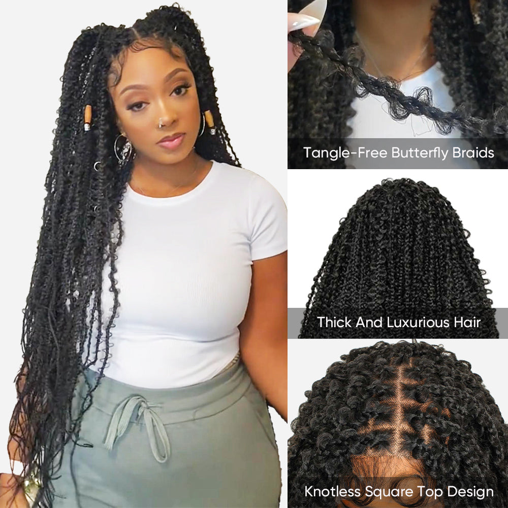 Boho Butterfly Knotless Box Braids