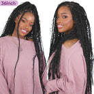 Boho Knotless Braided Wigs
