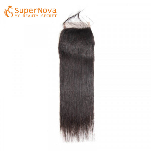 Brazilian Hair Closures Straight Hair Human Hairs For Sale 4*4 Lace Closures