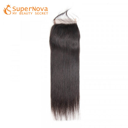 Brazilian Hair Closures Straight Hair Human Hairs For Sale 4*4 Lace Closures