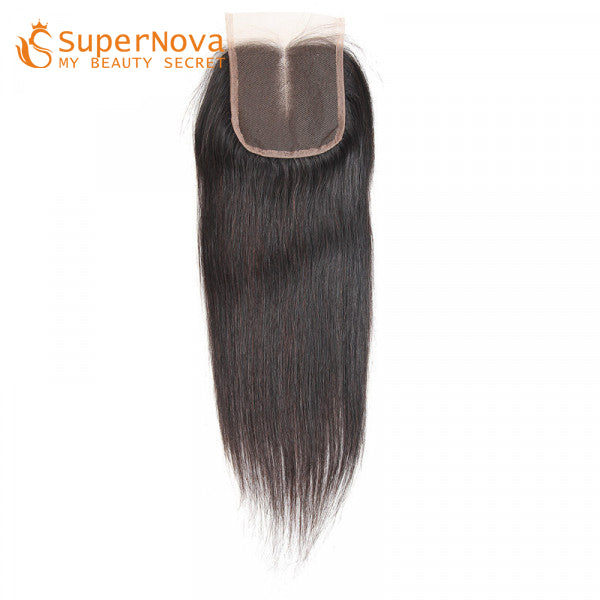 Brazilian Hair Closures Straight Hair Human Hairs For Sale 4*4 Lace Closures