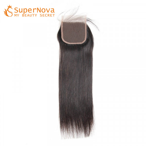 Brazilian Hair Closures Straight Hair Human Hairs For Sale 4*4 Lace Closures