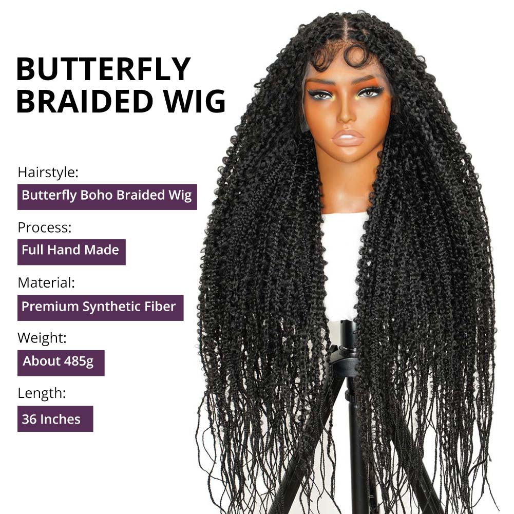 Full Lace Wig with Square Top Design