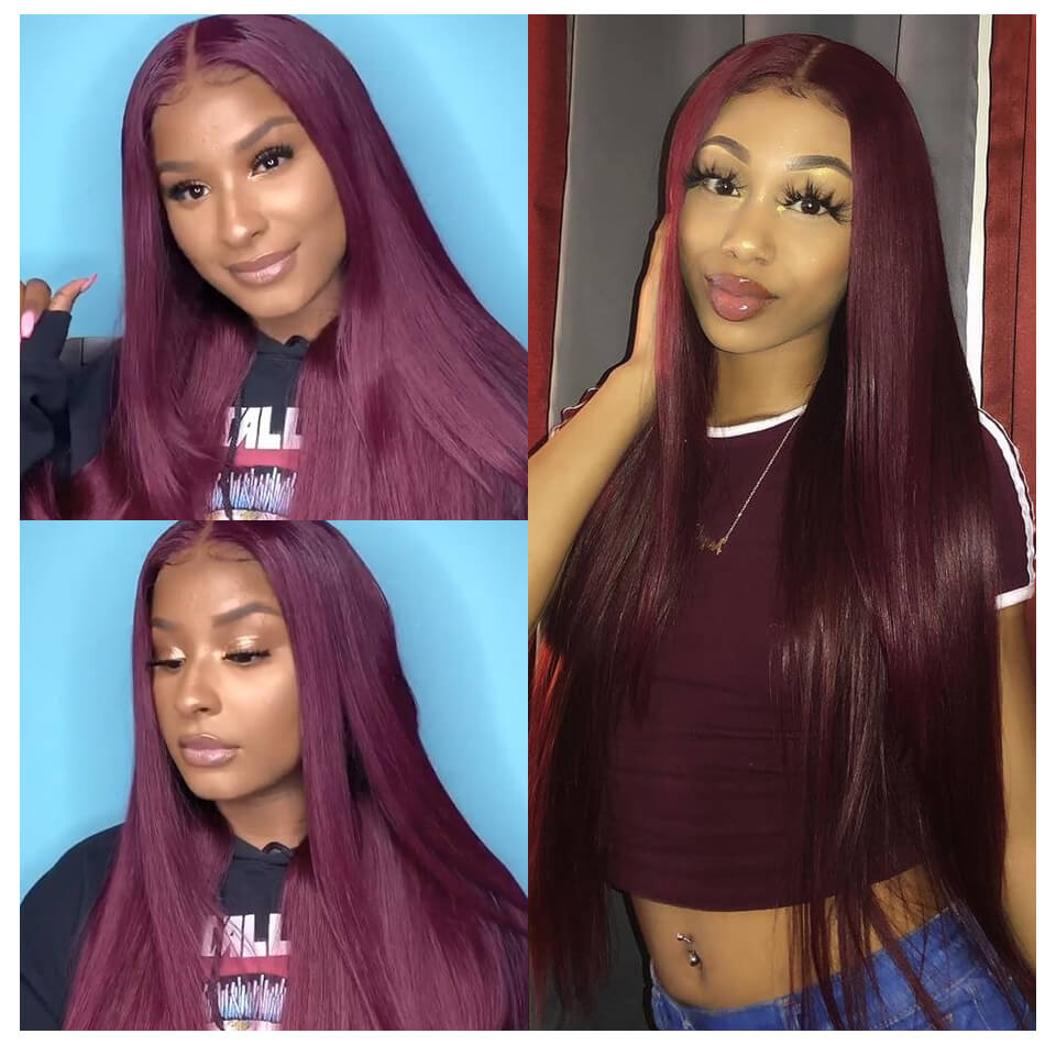 99j burgundy lace wigs