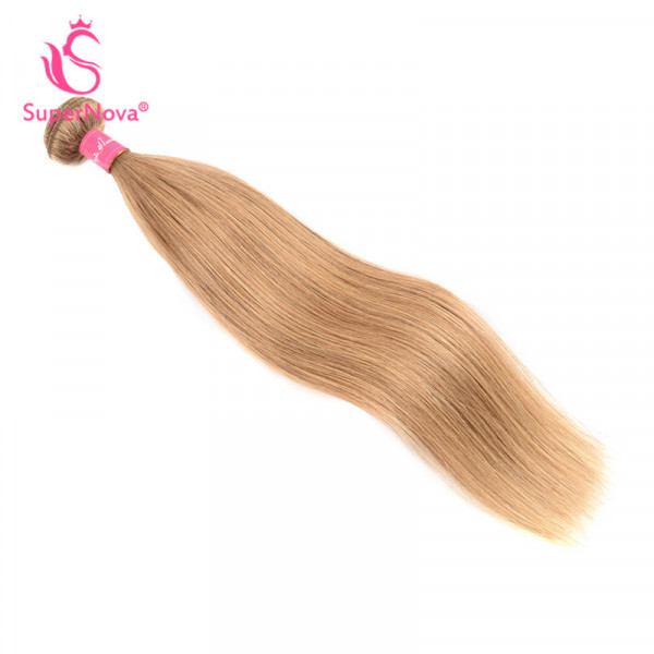 Straight Weave 27 Honey Blonde Human Hair Bundles -SuperNova Hair