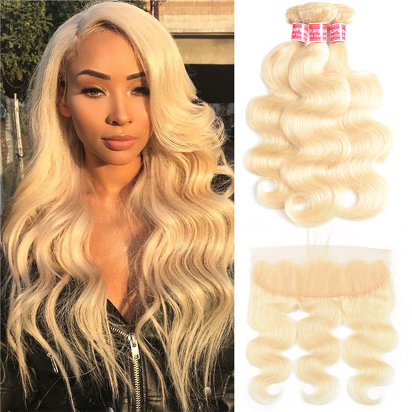 613 blonde bundles with frontal Clearance