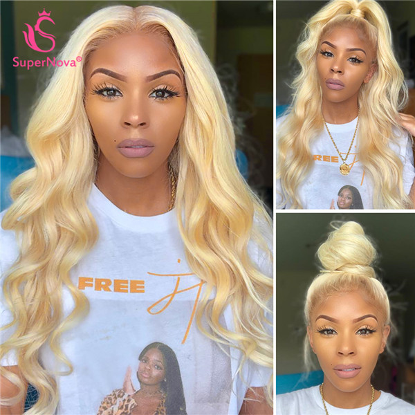 613 Blonde Wig Lace Front Human Hair Wigs Virgin Hair Best Lace Front ...