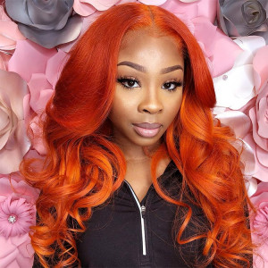 ginger lace front wig