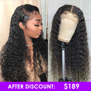 water wave lace closure wigs