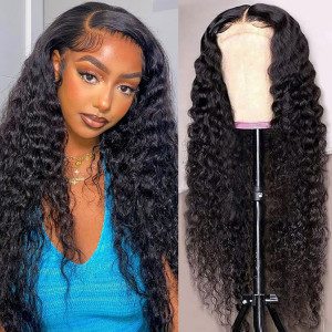 deep wave HD lace front wig