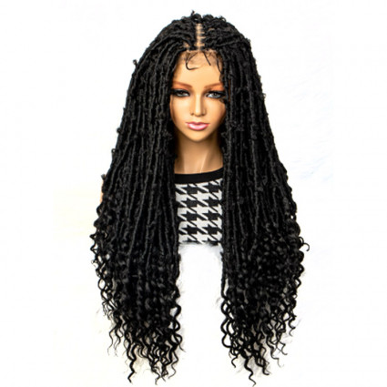Locs with Curly Ends