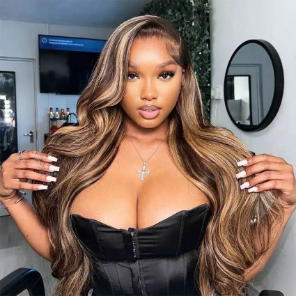 Straight and Body Wave Lace Frontal Wig
