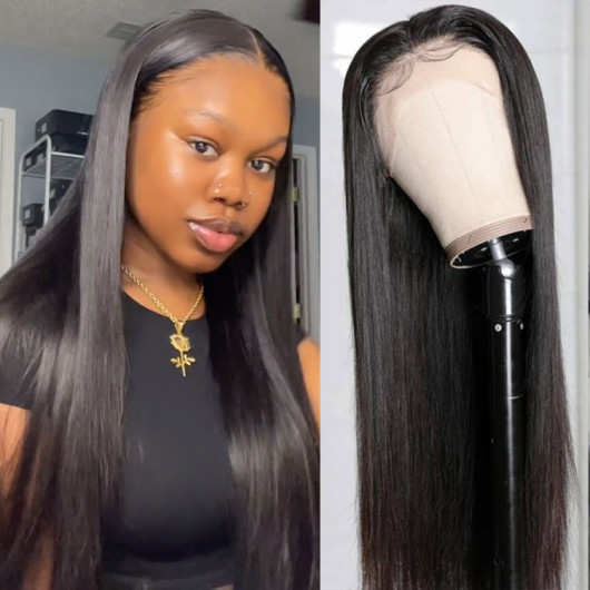 HD Lace Full Frontal Wigs Straight Human Hair Wigs 14-30 Inches With Invisible Hairline