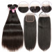 brazilian hair bundles with closure