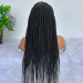 synthetic braided wig