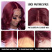 Burgundy Wigs