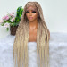 full lace braided wig