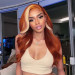 ginger lace front wig