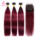 Straight Ombre Hair 3 Bundles