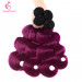 1b purple body wave weave bundles