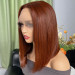 reddish brown lace front wig