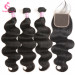 Body Wave hair bundles with Closure