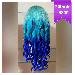 blue ombre wigs human hair