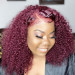 burgundy lace wig