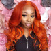 Ginger Orange Lace Front Wig
