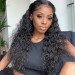 water wave human hair wig