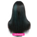 closure wig with highlights