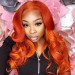 ginger orange lace front wig