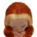 orange wig with blonde highlights