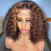 short curly bob lace front wigs