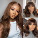 chestnut brown lace front wig