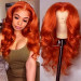 ginger body wave wig