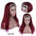 Headband human hair wigs