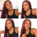 Burgundy 99J Hair Wigs