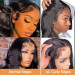 body wave normal edges vs  4c curly edges