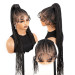 high ponytail wig