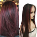 Burgundy Highlights wig