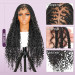 Curly Ends Goddess Braids